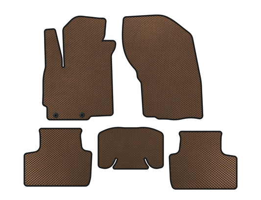 EVA Floor Mats (2019-2023, Brown) for Mitsubishi ASX 2010-2023 - image 1
