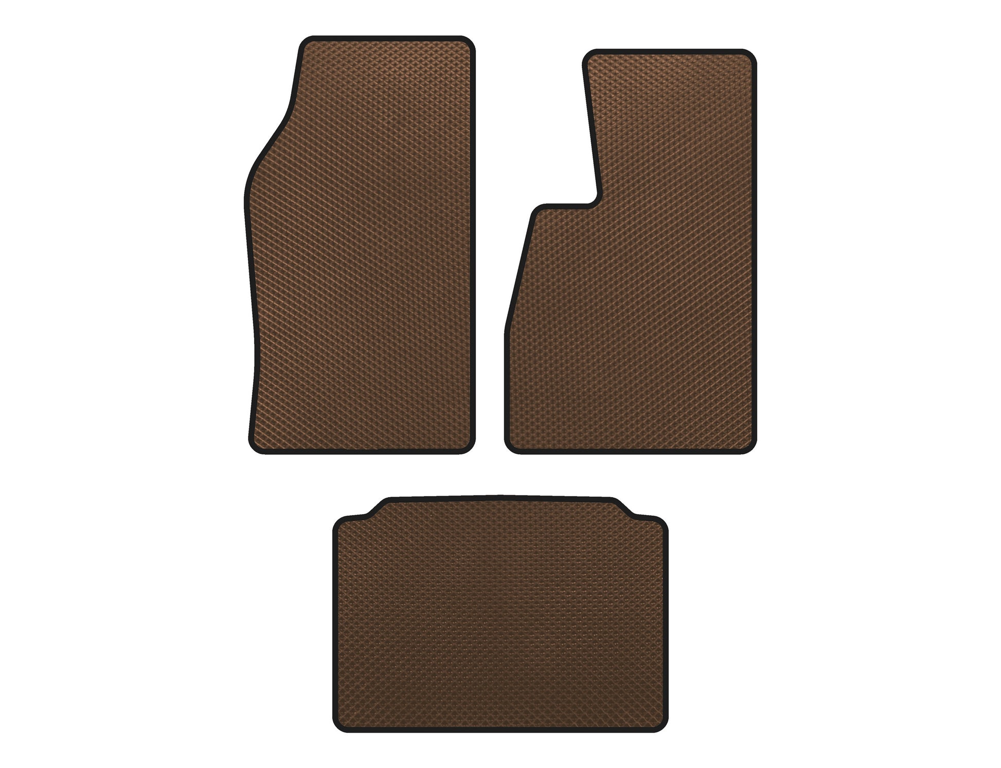 EVA Car Mats (Right-Hand Drive, Brown) for Jeep Grand Cherokee WK 2004-2010 - image 1