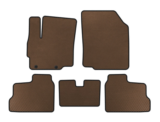 EVA Floor Mats (for Mirage, HB, Brown) for Mitsubishi Space Star/Mirage 2012- - image 1
