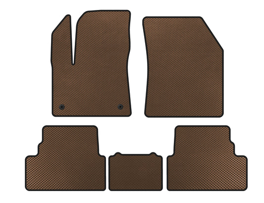 EVA Floor Mats (2017-2021, Brown) for Opel Grandland X 2017- - image 1