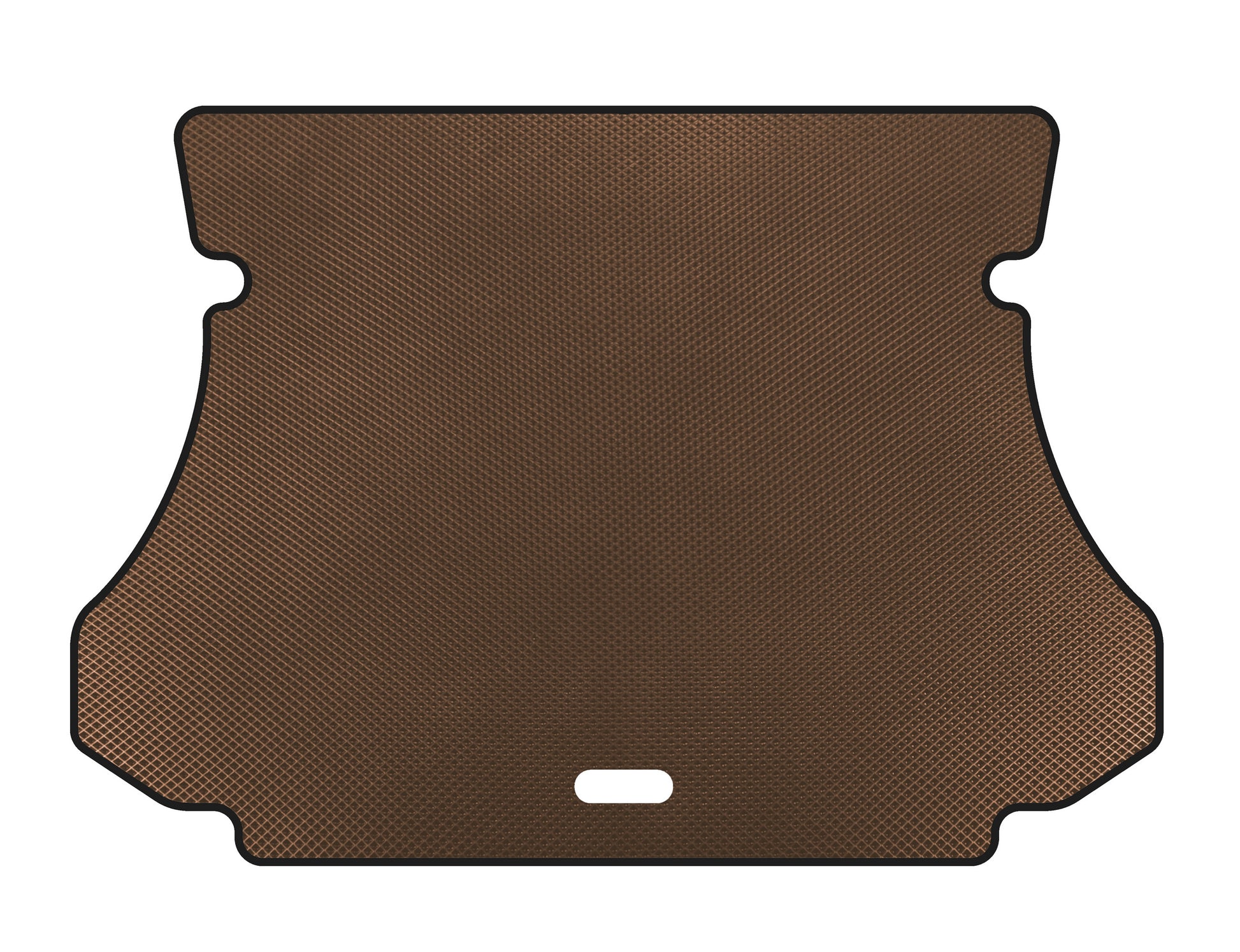 Trunk mat (Brown) for Hyundai Santa Fe 1 2000-2006 - image 1