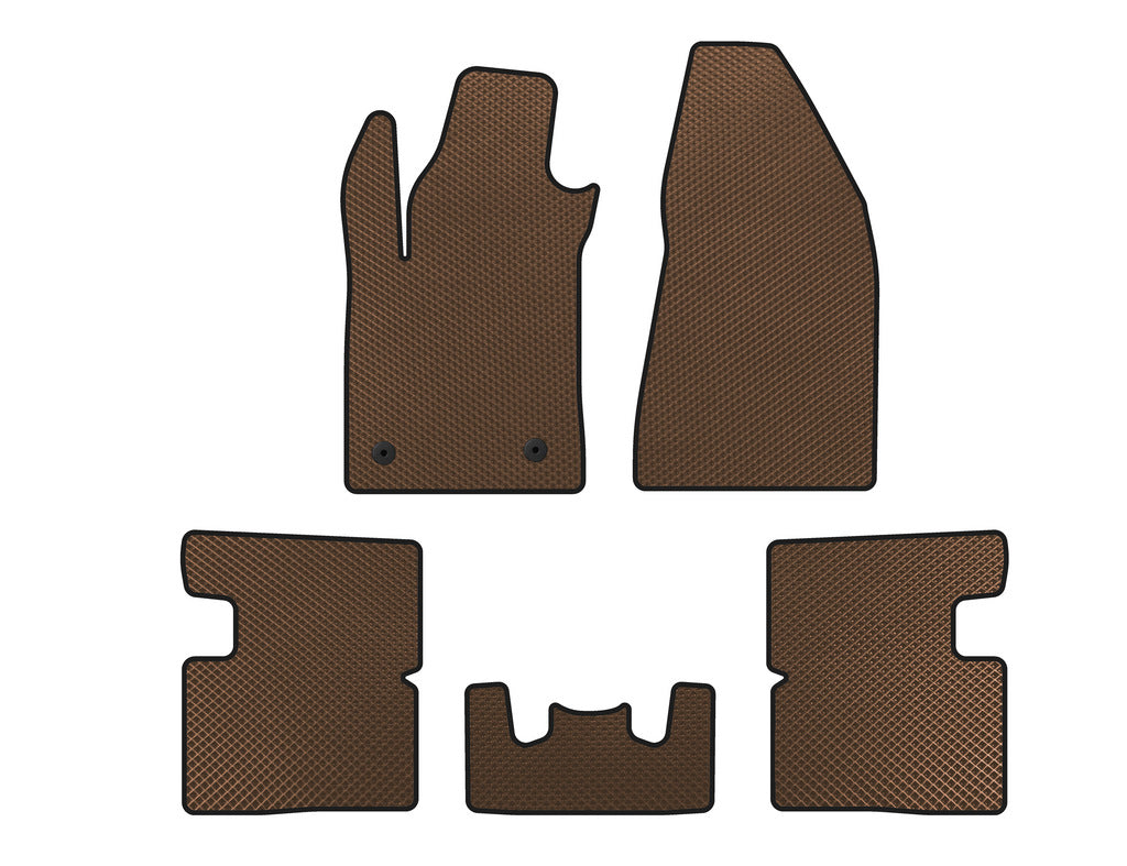 EVA Floor Mats (Brown) for Alfa Romeo Giulietta 2010-2020 - image 1