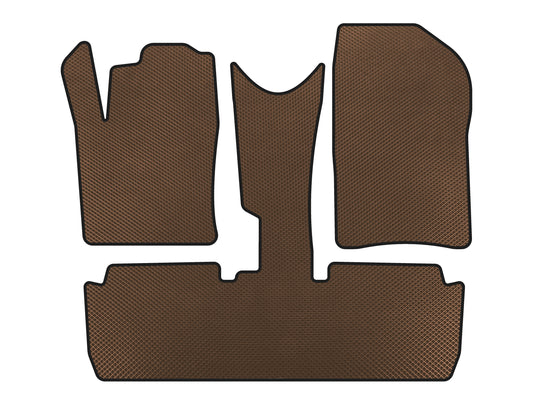 EVA Floor Mats (Pre-Facelift, Brown) for Citroen Xsara Picasso 1999-2012 - image 1