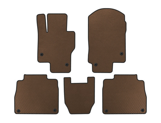 EVA Floor Mats (Brown) for Mercedes GLS X167 2019- - image 1