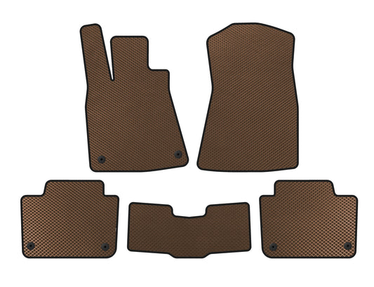 EVA Floor Mats (SD, Brown) for Lexus GS 2005-2011 - image 1
