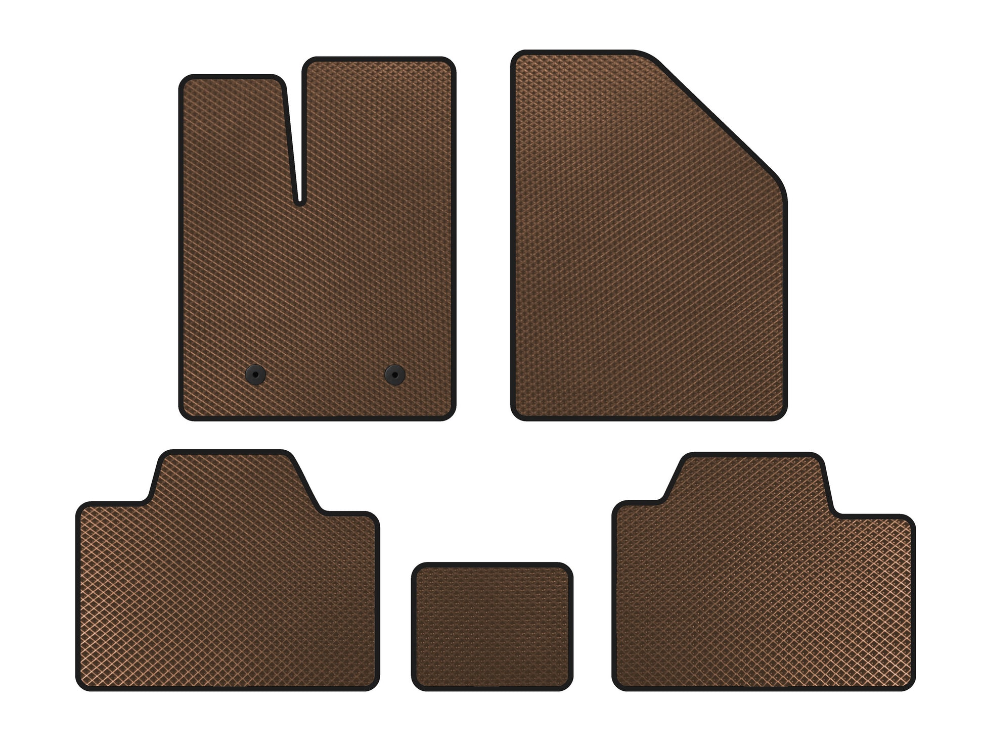 EVA Floor Mats (Brown) for Ford Edge 2006-2014 - image 1