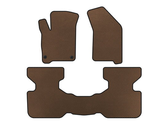 EVA Floor Mats (2011-2016, Brown) for Fiat Freemont 2011-2016 - image 1