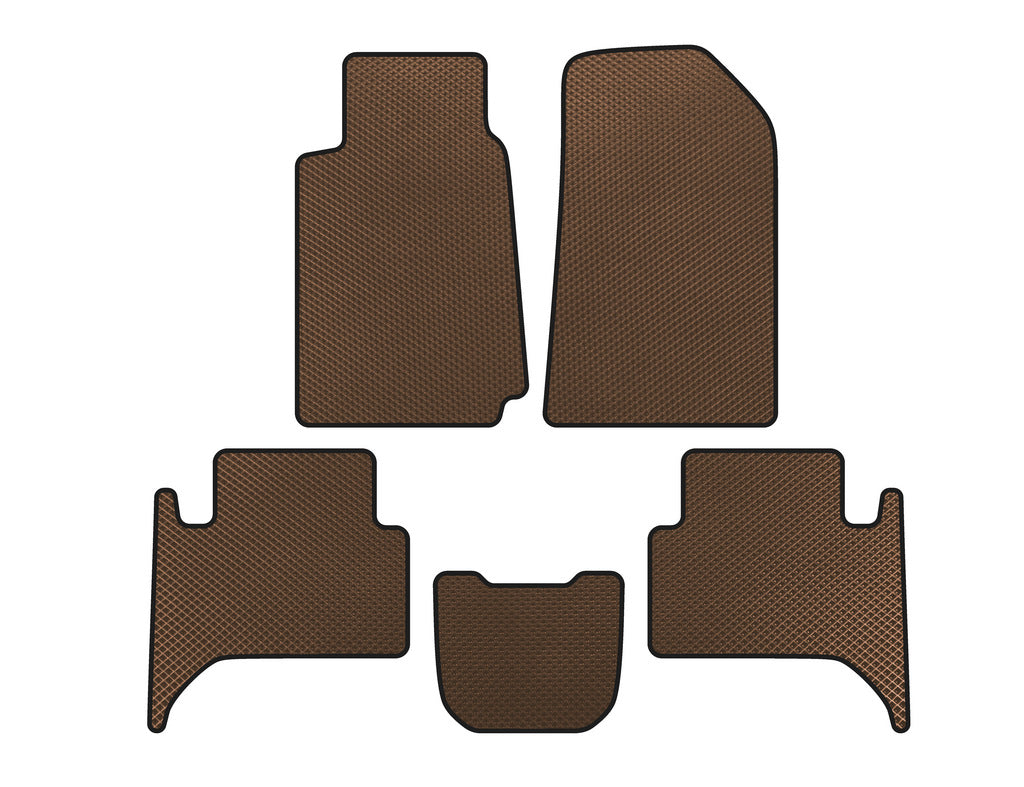 EVA Floor Mats (2 Rows, Brown) for Chevrolet Trailblazer 2012-2019 - image 1