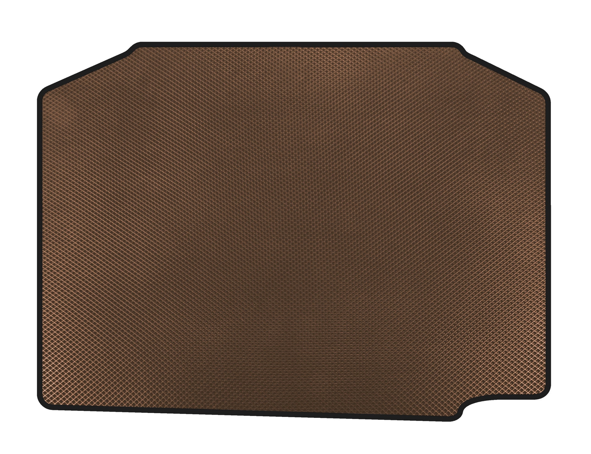 Trunk Mat EVA (HB, Brown) for Skoda Fabia 2007-2014 - image 1