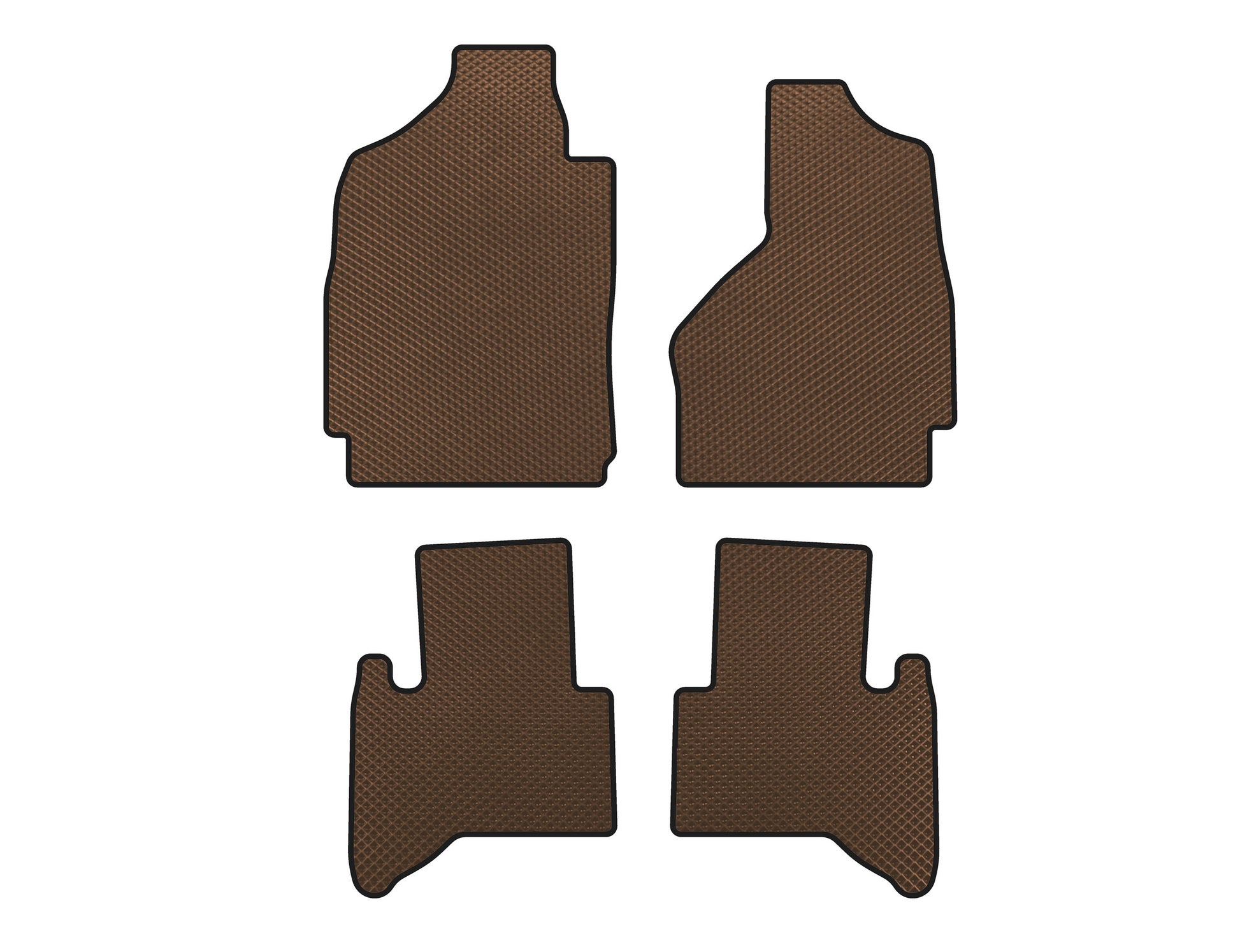 EVA Floor Mats (2002-2009, Brown) for Dodge RAM (DR/DH/D1/DC/DM) 2002–2009 - image 1