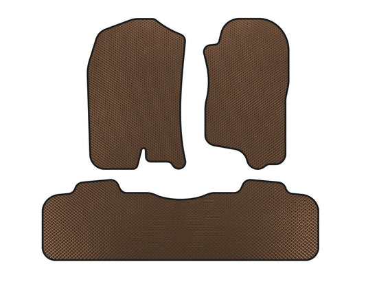 EVA Floor Mats (2 Rows, 2007-2014, Brown) for Chevrolet Tahoe 2007-2014 - image 1