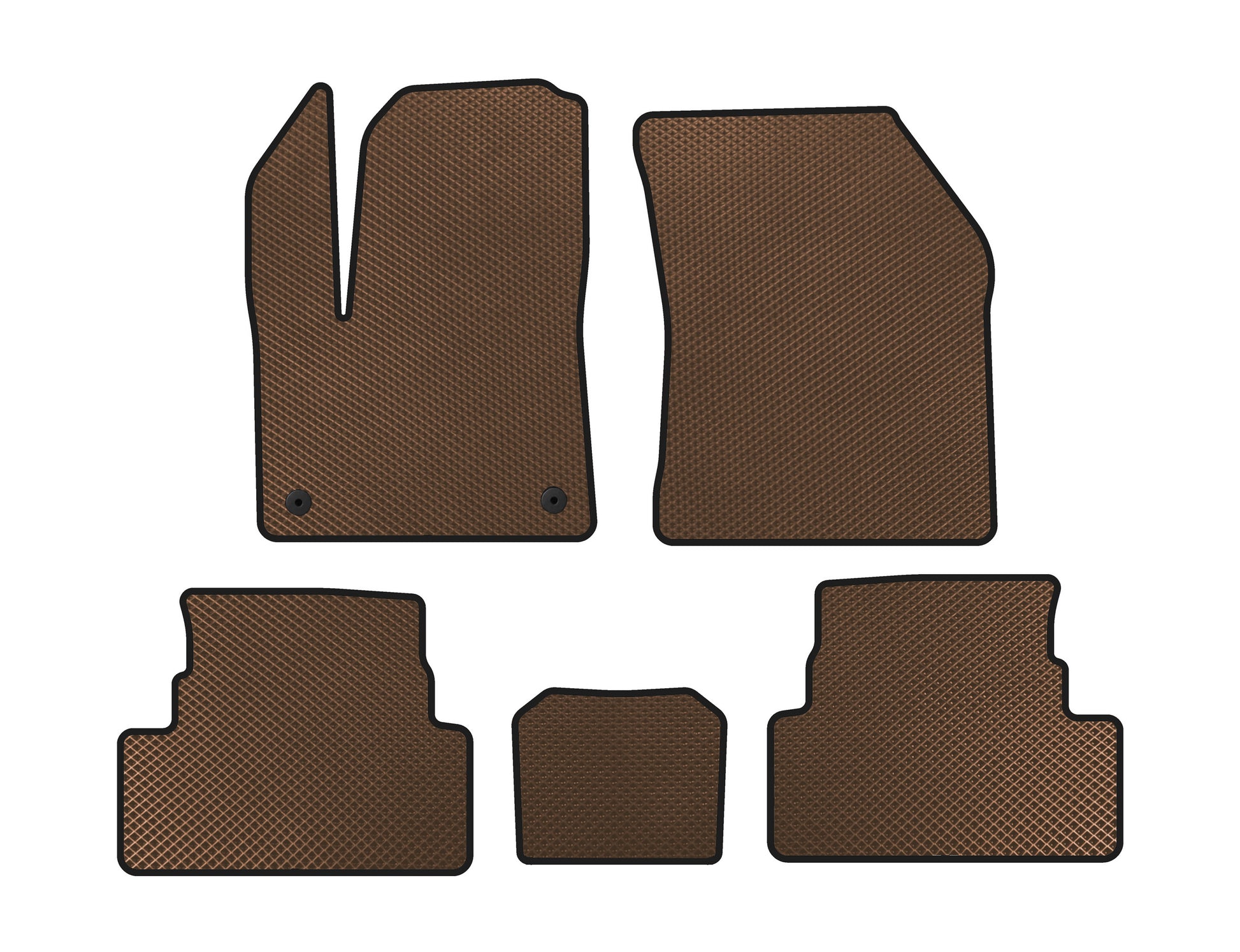 EVA Floor Mats (Brown) for Peugeot 3008 2016-2023 - image 1