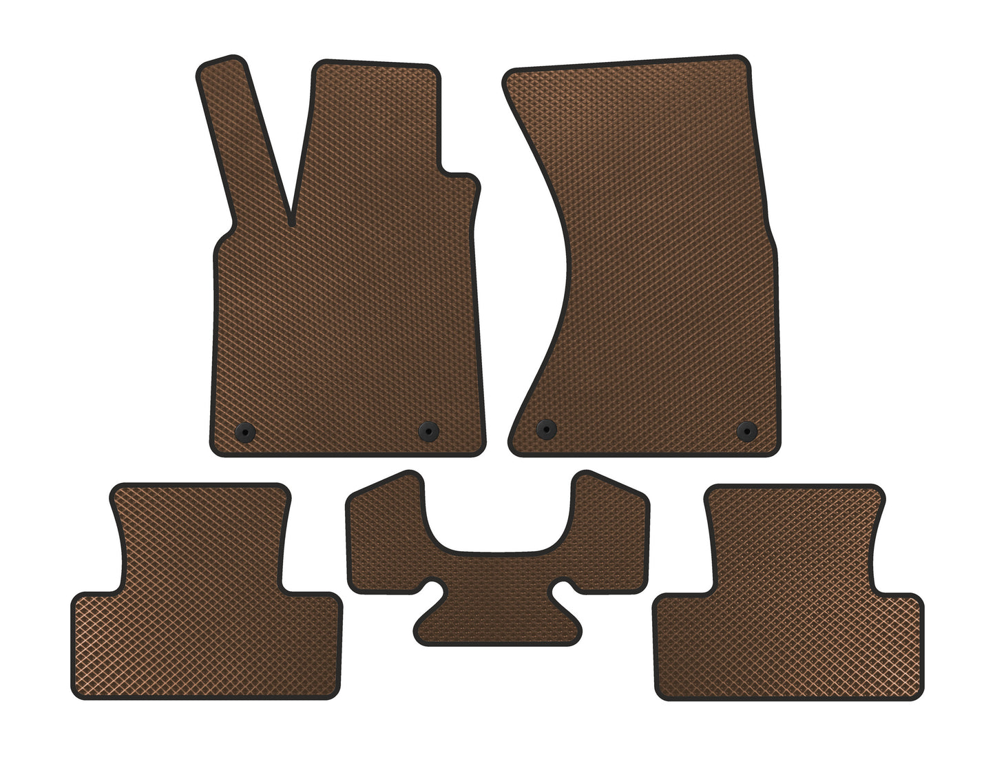 EVA Floor Mats (2008-2012, Brown) for Audi Q5 2008-2017 - image 1