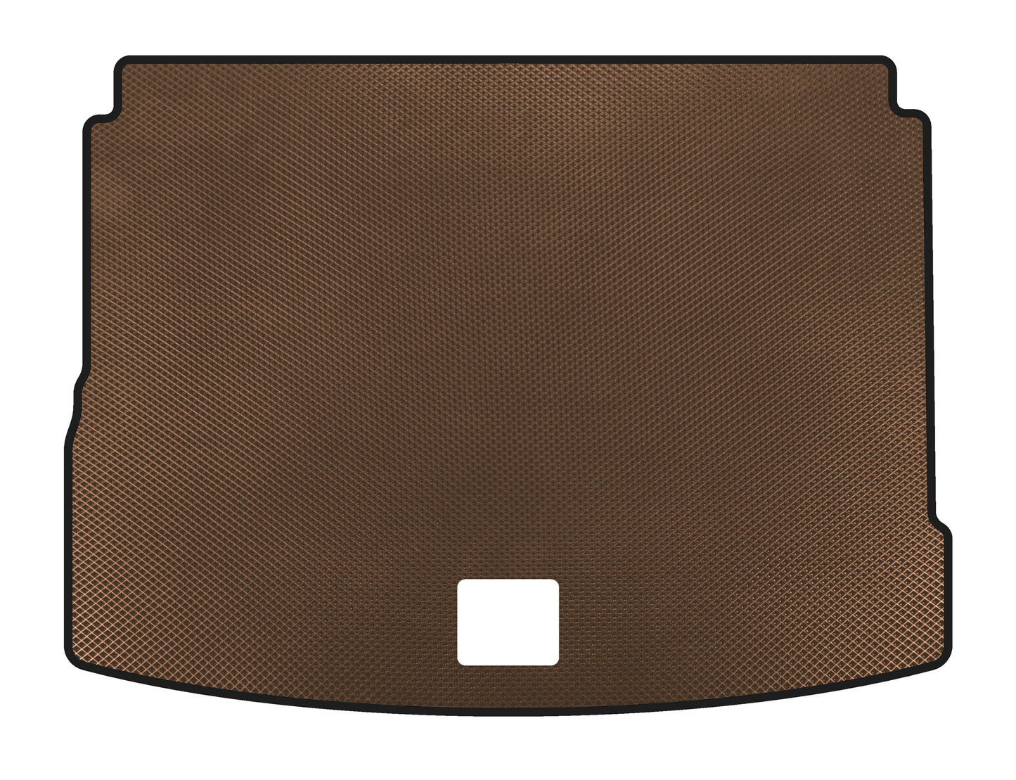 Trunk Mat V2 (USA, Brown) for Volkswagen Tiguan 2016-2023 - image 1