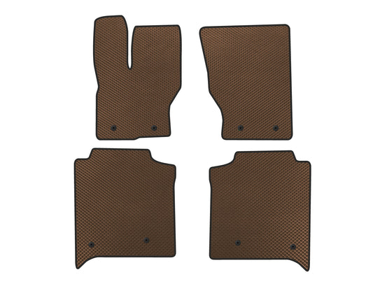 EVA Floor Mats (Long, Rear Row with Console, Brown) for Range Rover IV L405 2013-2021 - image 1