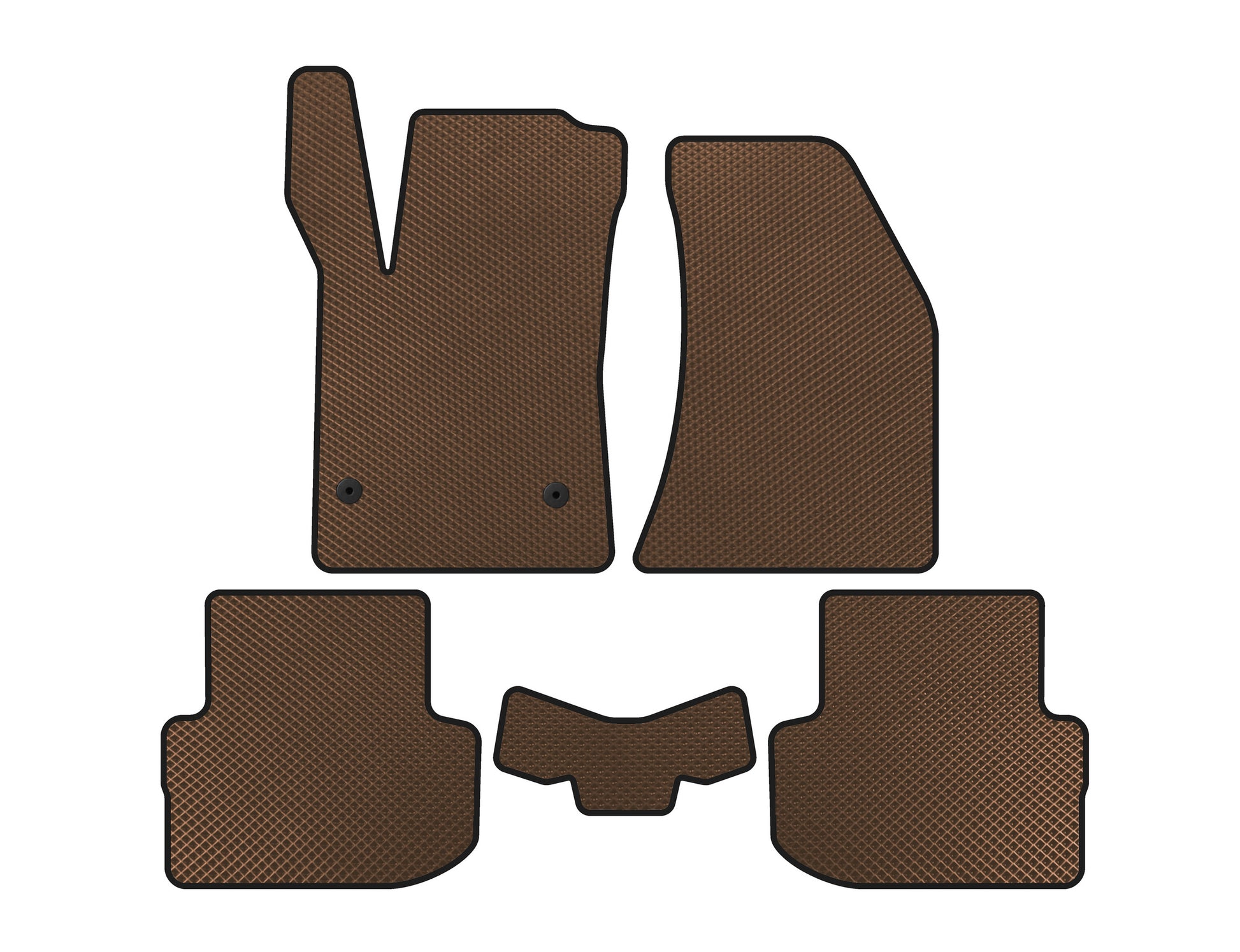 EVA Floor Mats (Brown) for FAW B30 2015-2020 - image 1