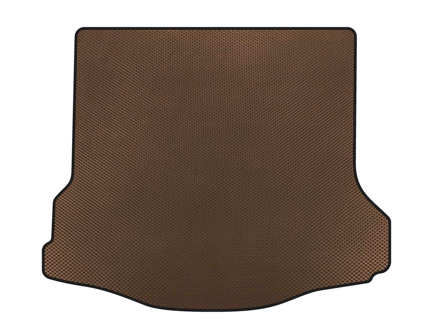 Trunk Mat (2011-2014, SD, USA, Brown) for Ford Focus III 2011-2017 - image 1