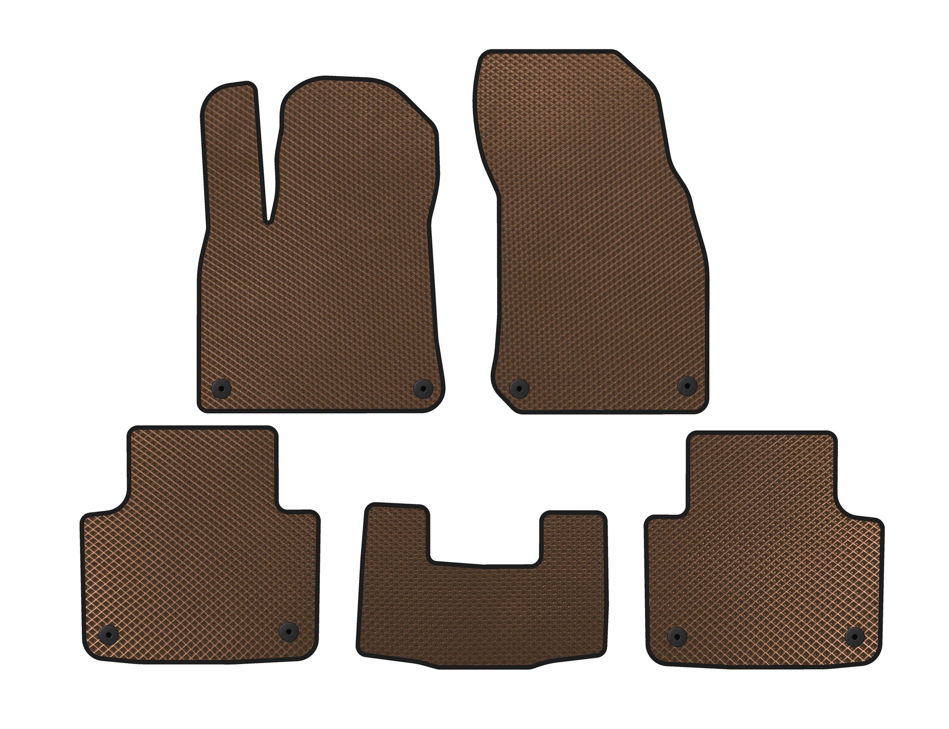 EVA Floor Mats (Brown) for Porsche Cayenne 2018- - image 1