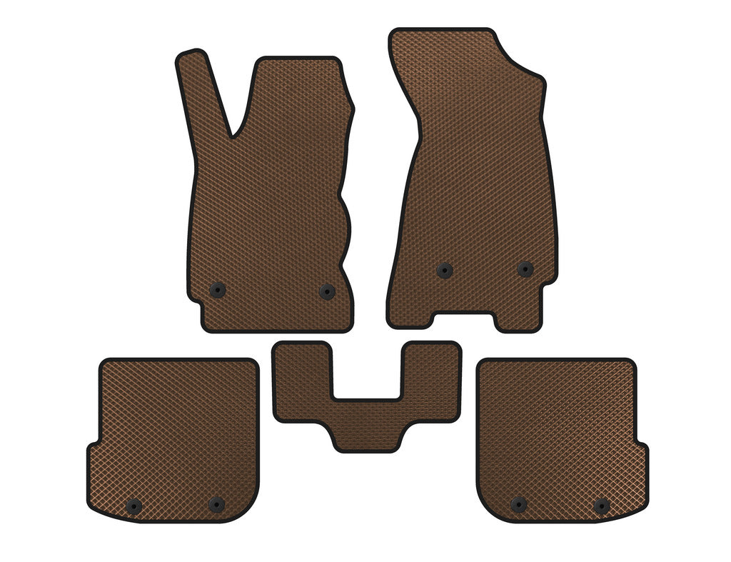 EVA Floor Mats (SW, Brown) for Audi A4 B5 1994-2001 - image 1