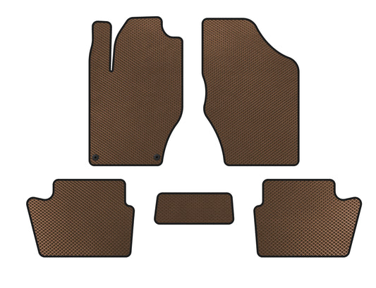 EVA mats (HB, Before restyling, Brown) for Citroen DS-4 - image 1