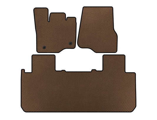 EVA Floor Mats (Brown) for Ford F-150 2014-2021 - image 1