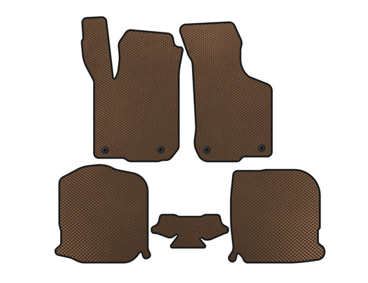 EVA Floor Mats (HB, 3-Door, Brown) for Audi A3 1996-2003 - image 1