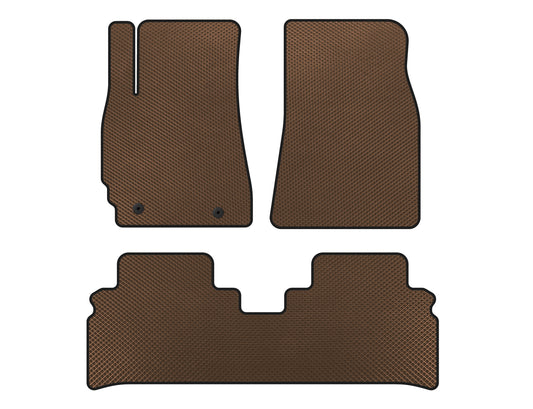 EVA Floor Mats (Brown) for Toyota Highlander 2000-2008 - image 1