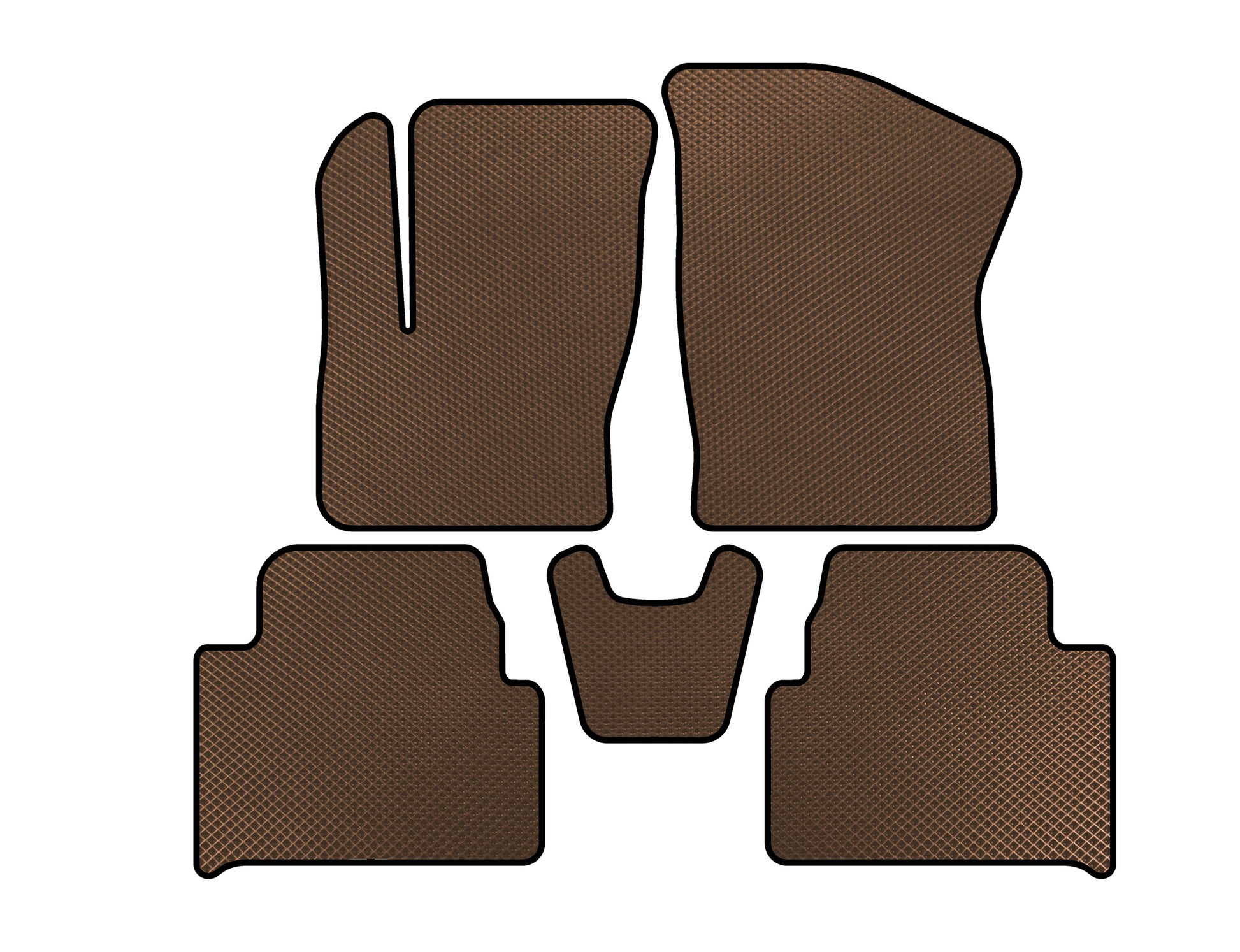 EVA Floor Mats (Brown) for Ford C-Max 2004-2010 - image 1