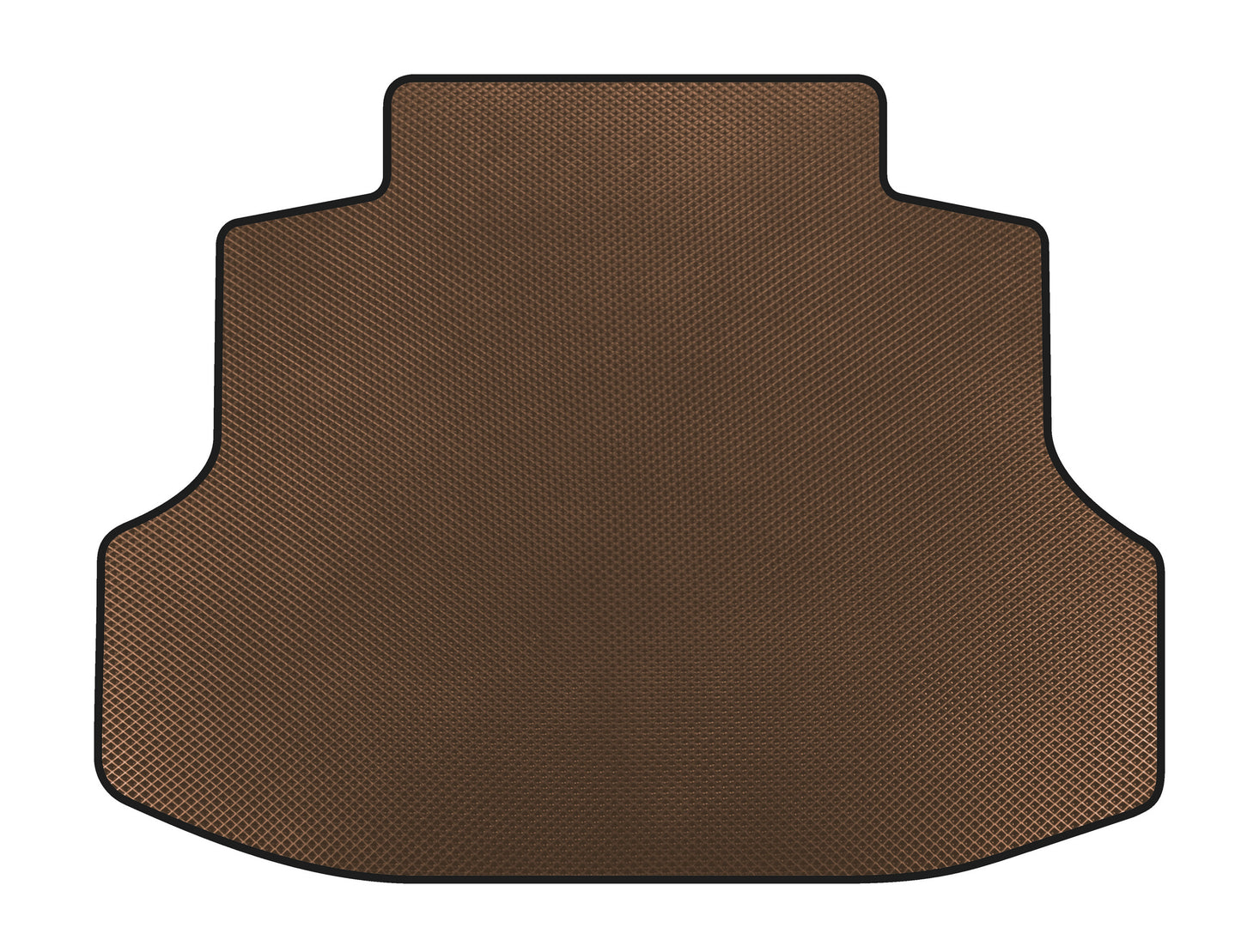 Trunk Mat (SD, Brown) for Honda Civic Sedan VII 2001-2006 - image 1