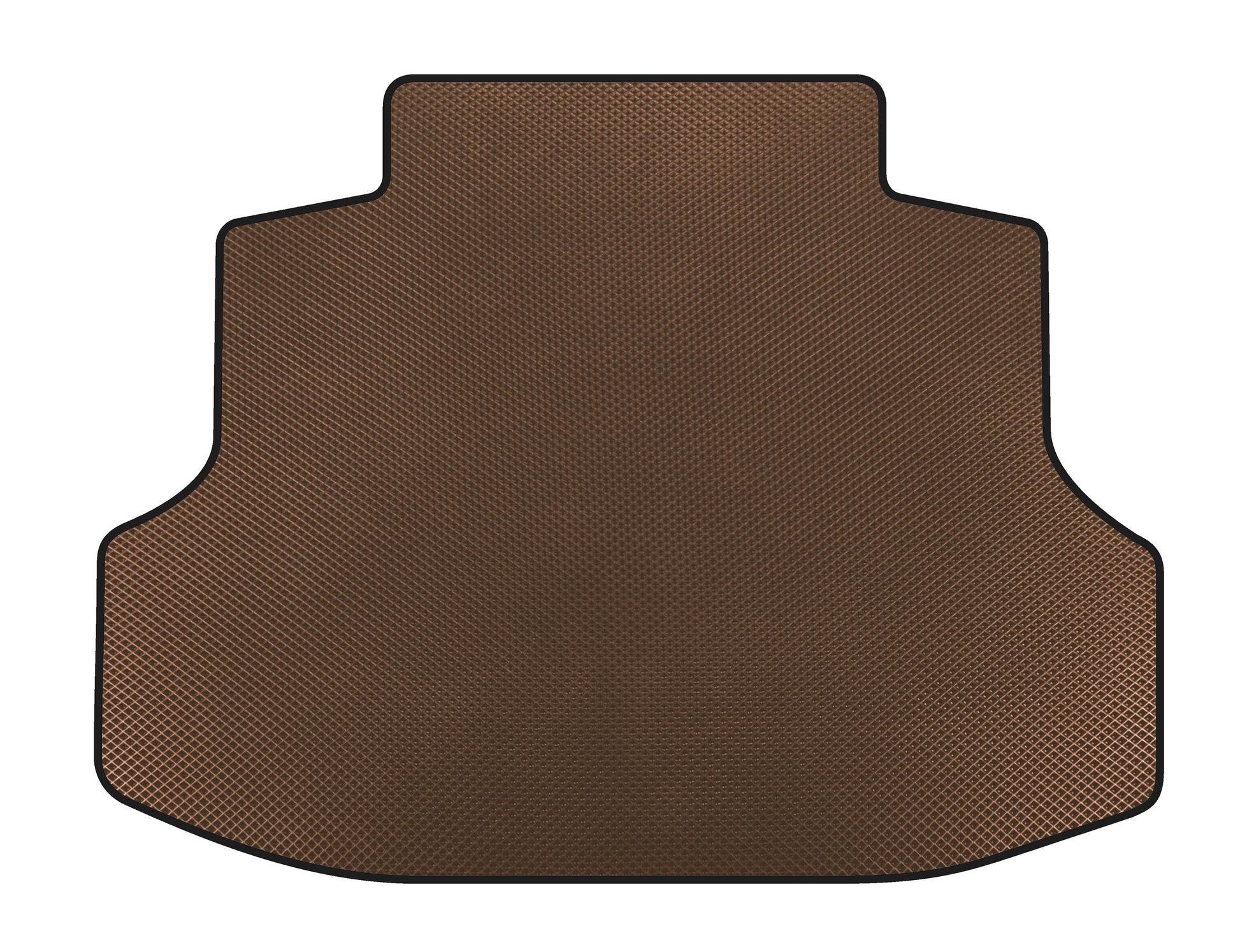 Trunk Mat (SD, Brown) for Honda Civic Sedan VII 2001-2006 - image 1