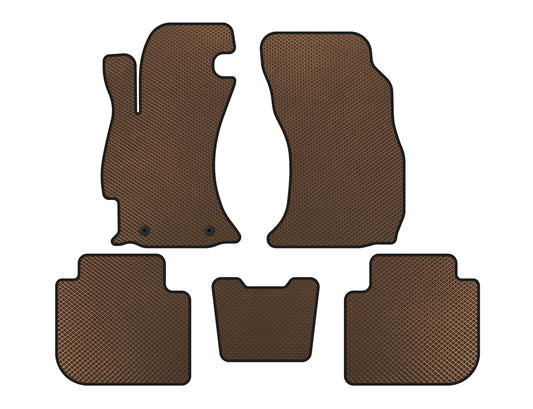 EVA Floor Mats (2013-2017, Brown) for Subaru Forester 2013-2018 - image 1
