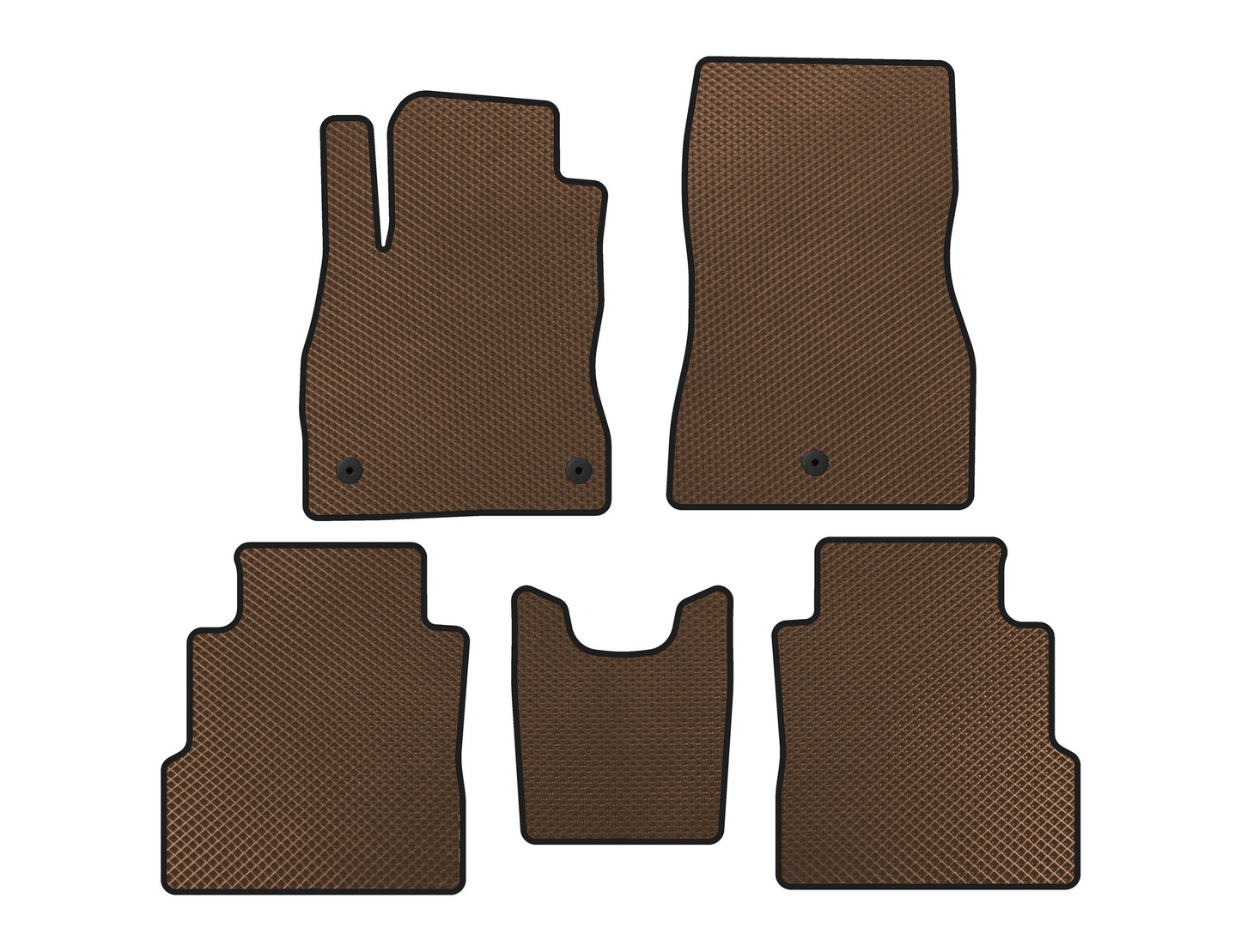EVA Floor Mats (Brown) for Nissan Kicks 2016- - image 1