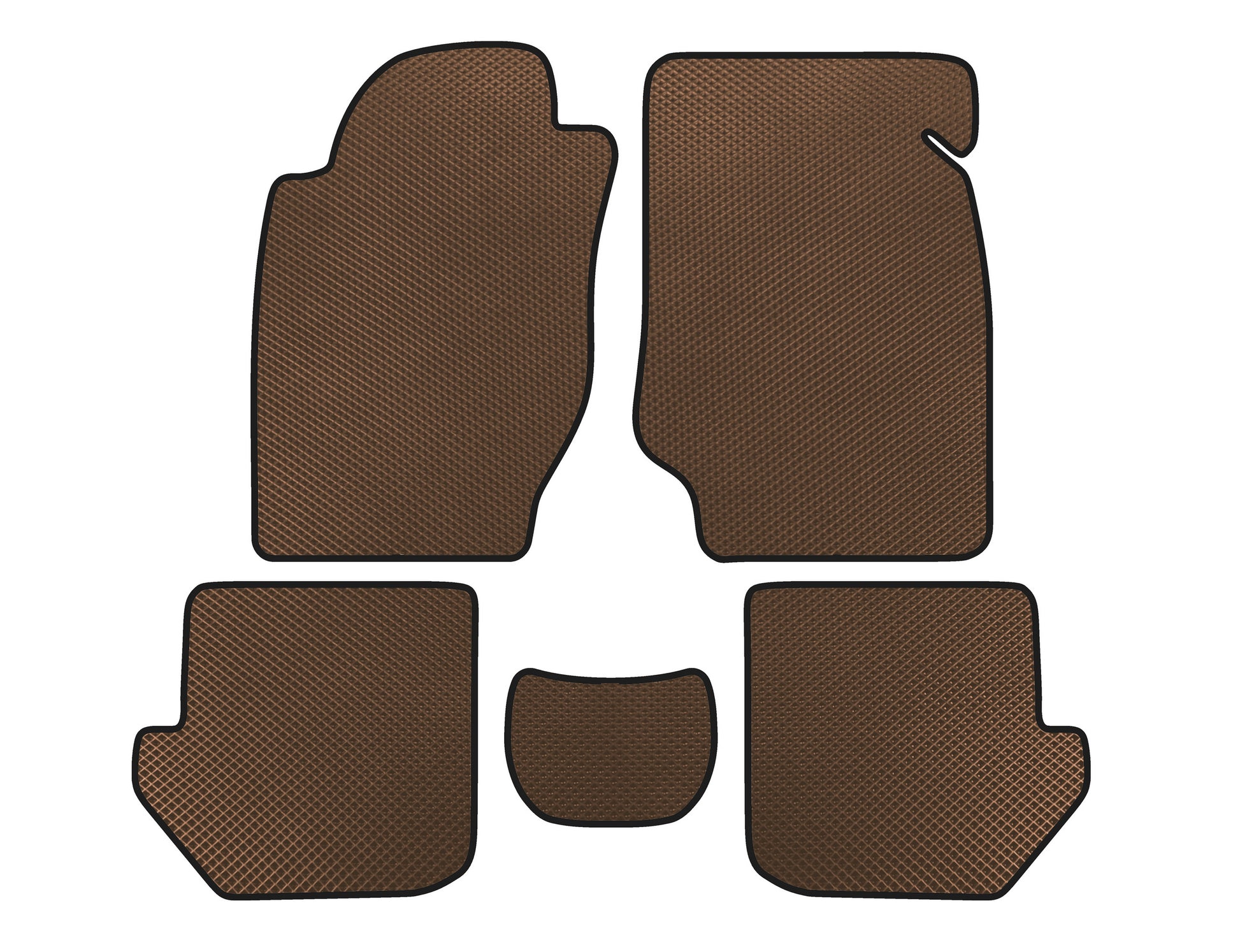 EVA Floor Mats (Brown) for Toyota Rav 4 1996-2001 - image 1