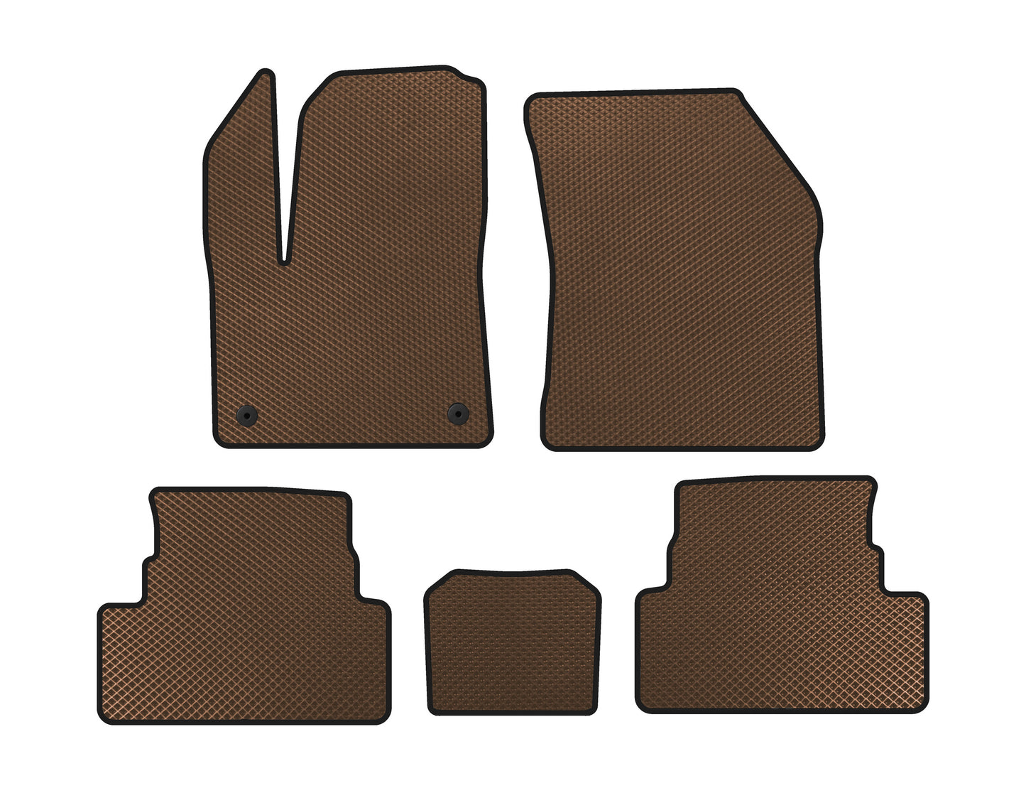 EVA Floor Mats (Brown) for Peugeot 3008 2016-2023 - image 1
