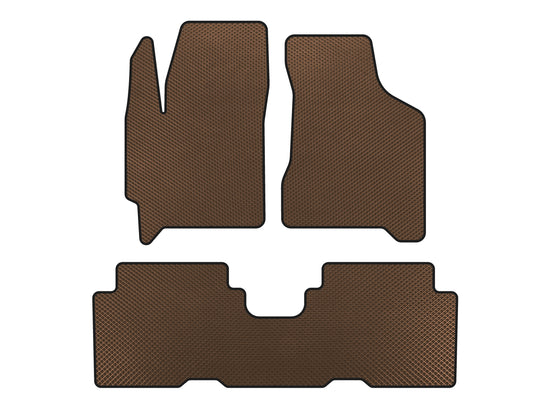 EVA Floor Mats (Brown) for Kia Carens 1999-2012 - image 1
