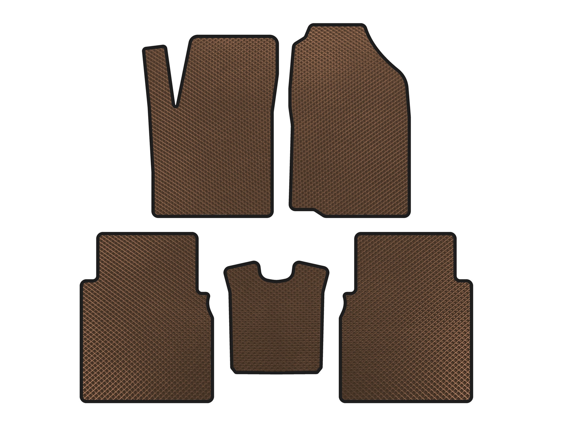 EVA Floor Mats (Brown) for JAC J6 2011-2019 - image 1