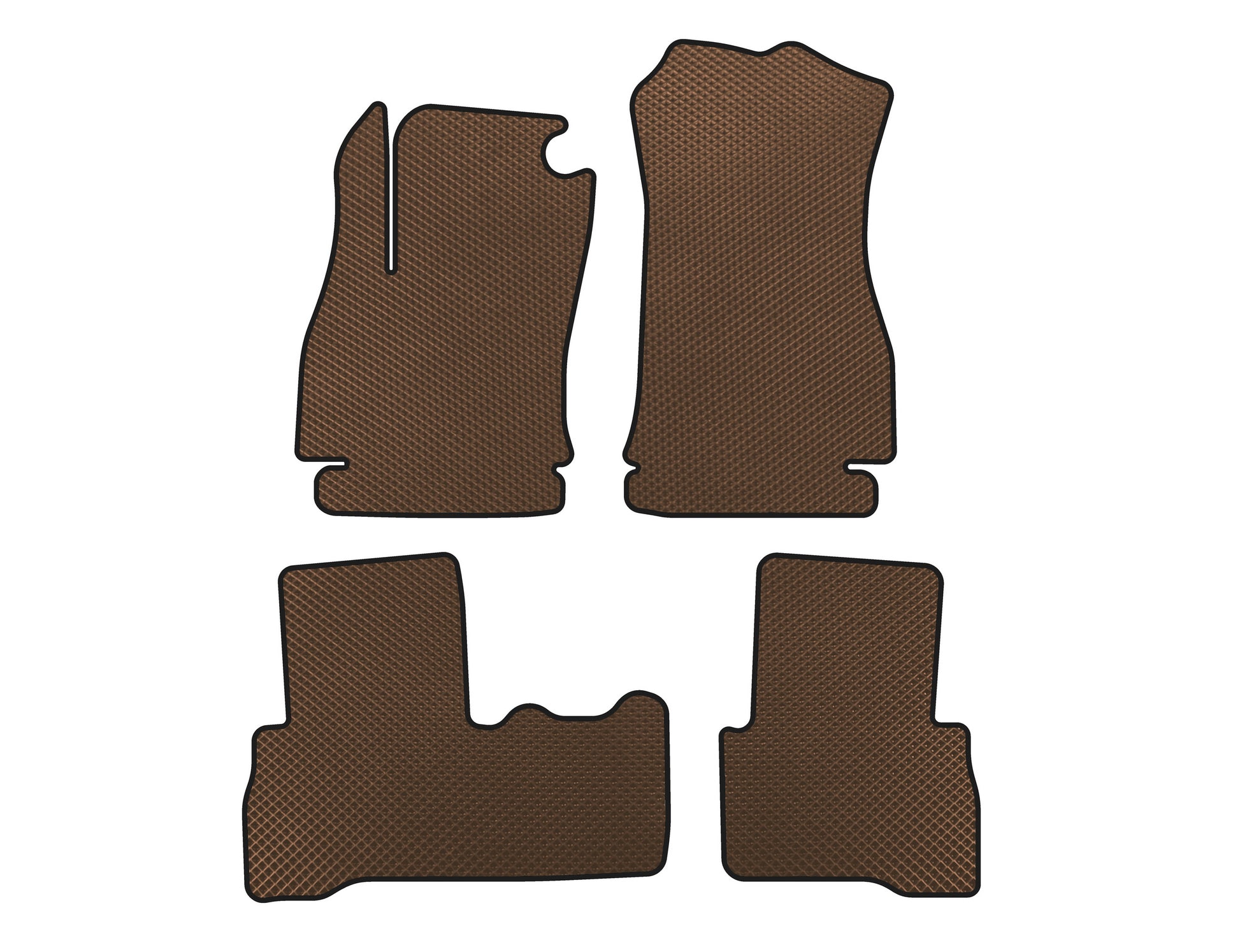 EVA Floor Mats (Brown) for Citroen Nemo 2007-2017 - image 1