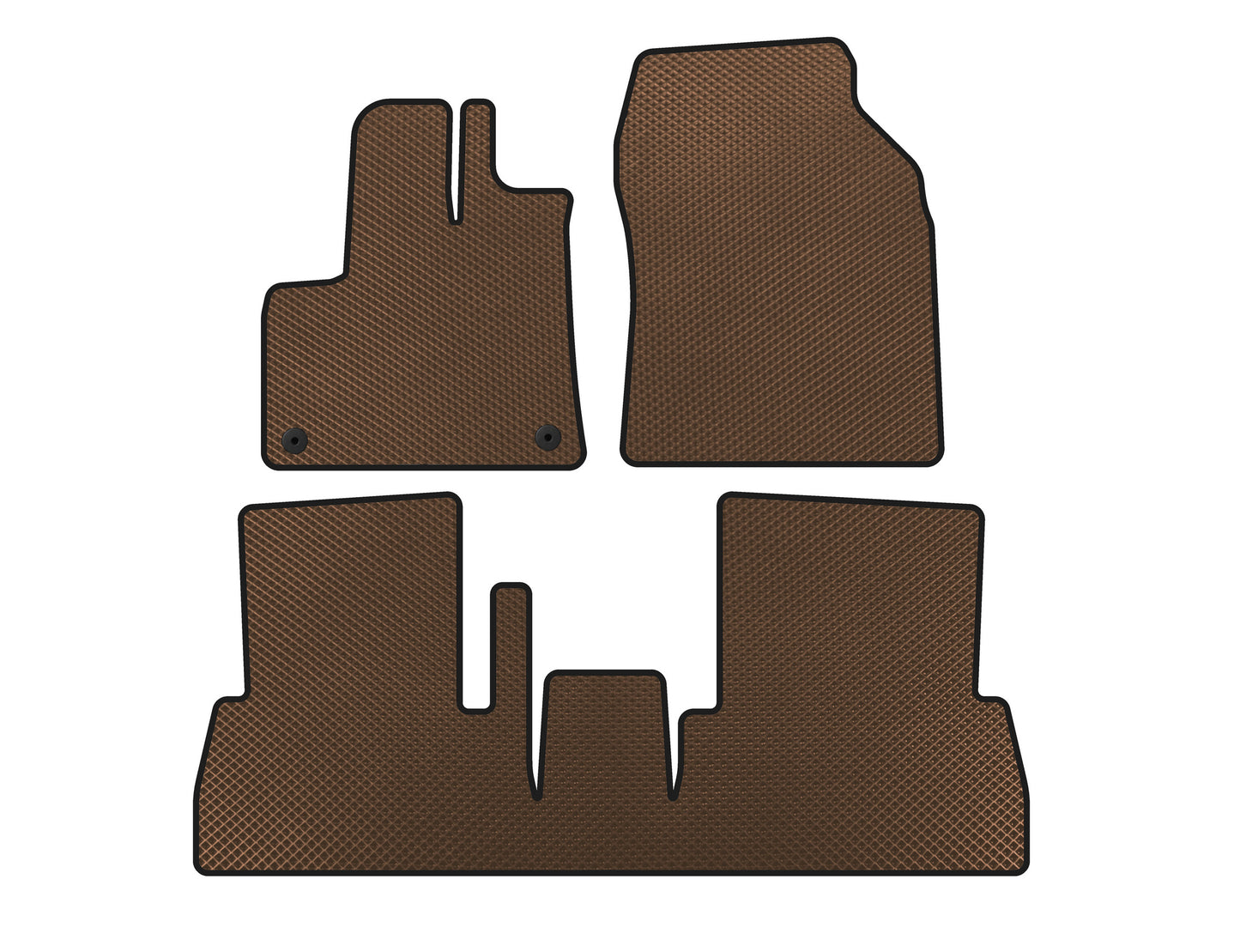 EVA Floor Mats (Manual Transmission, Brown) for Citroen Berlingo/Multispace 2019- - image 1