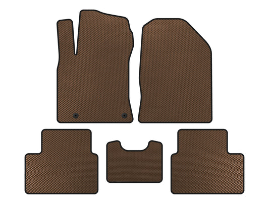 EVA Floor Mats (Brown) for Kia Cerato 4 2019- - image 1
