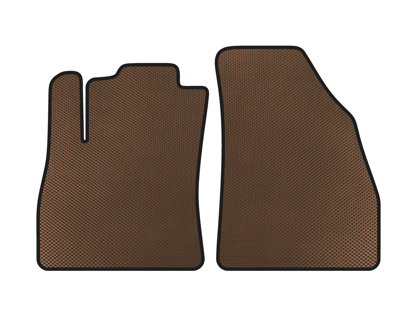 Front EVA Floor Mats (Brown) for Fiat Fiorino/Qubo 2008-2024 - image 1