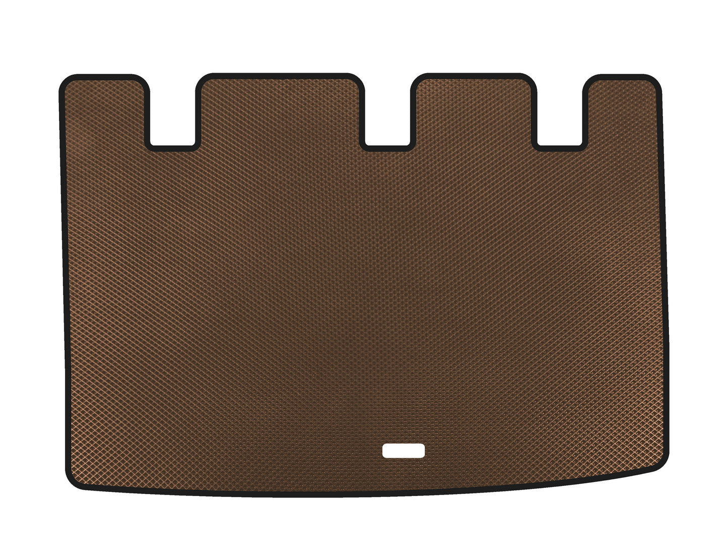 Trunk mat (HB, Brown) for Kia Rio 2005-2011 - image 1