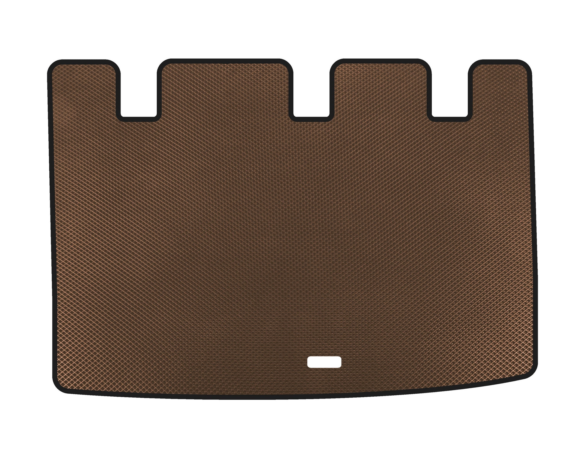 Trunk mat (HB, Brown) for Kia Rio 2005-2011 - image 1