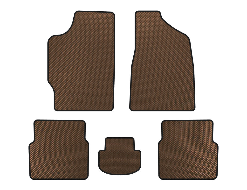 EVA Floor Mats (SD, Brown) for Audi 80 1978-1986 - image 1