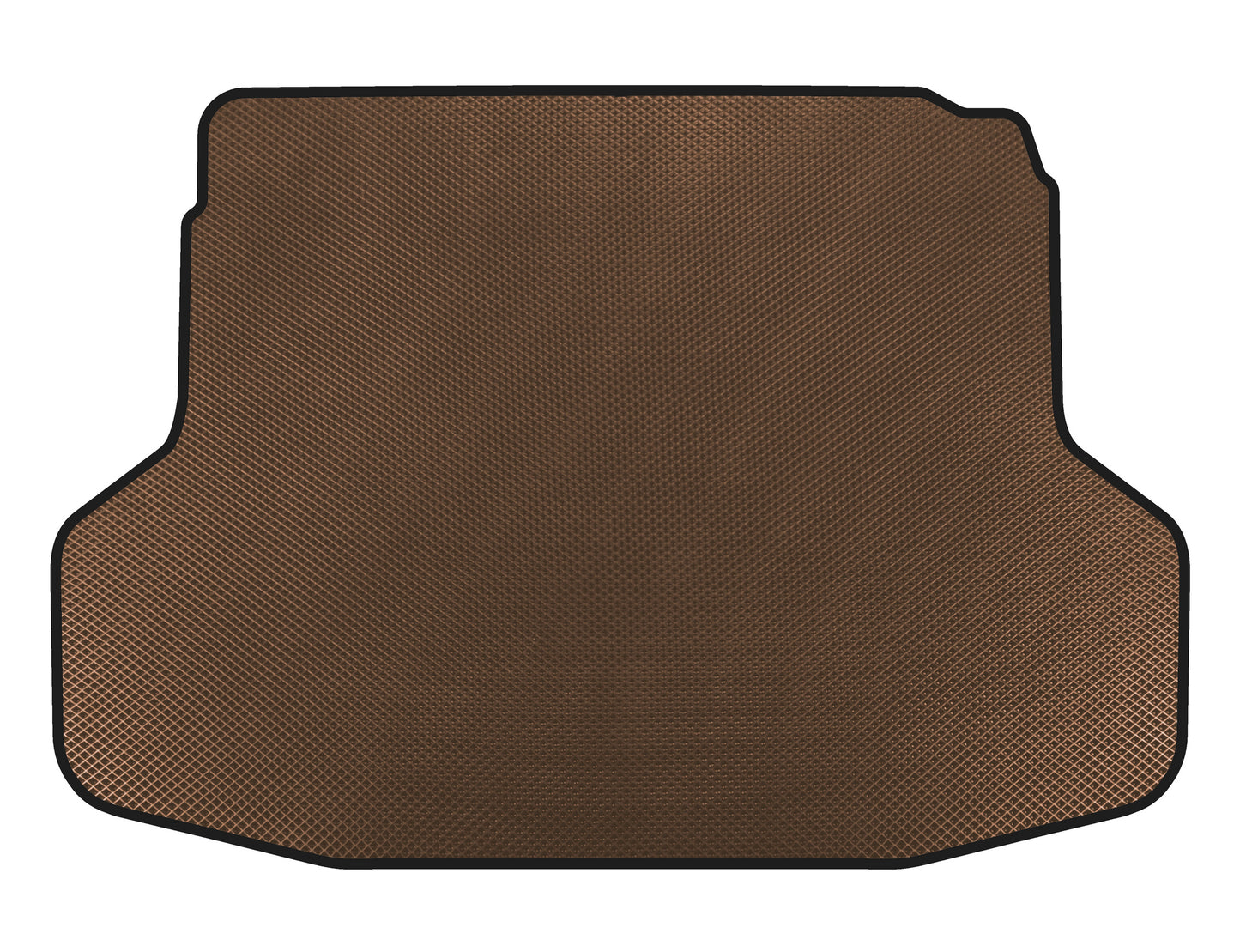 EVA Trunk Mat (Coupe, Brown) for Honda Civic Sedan VII 2001-2006 - image 1