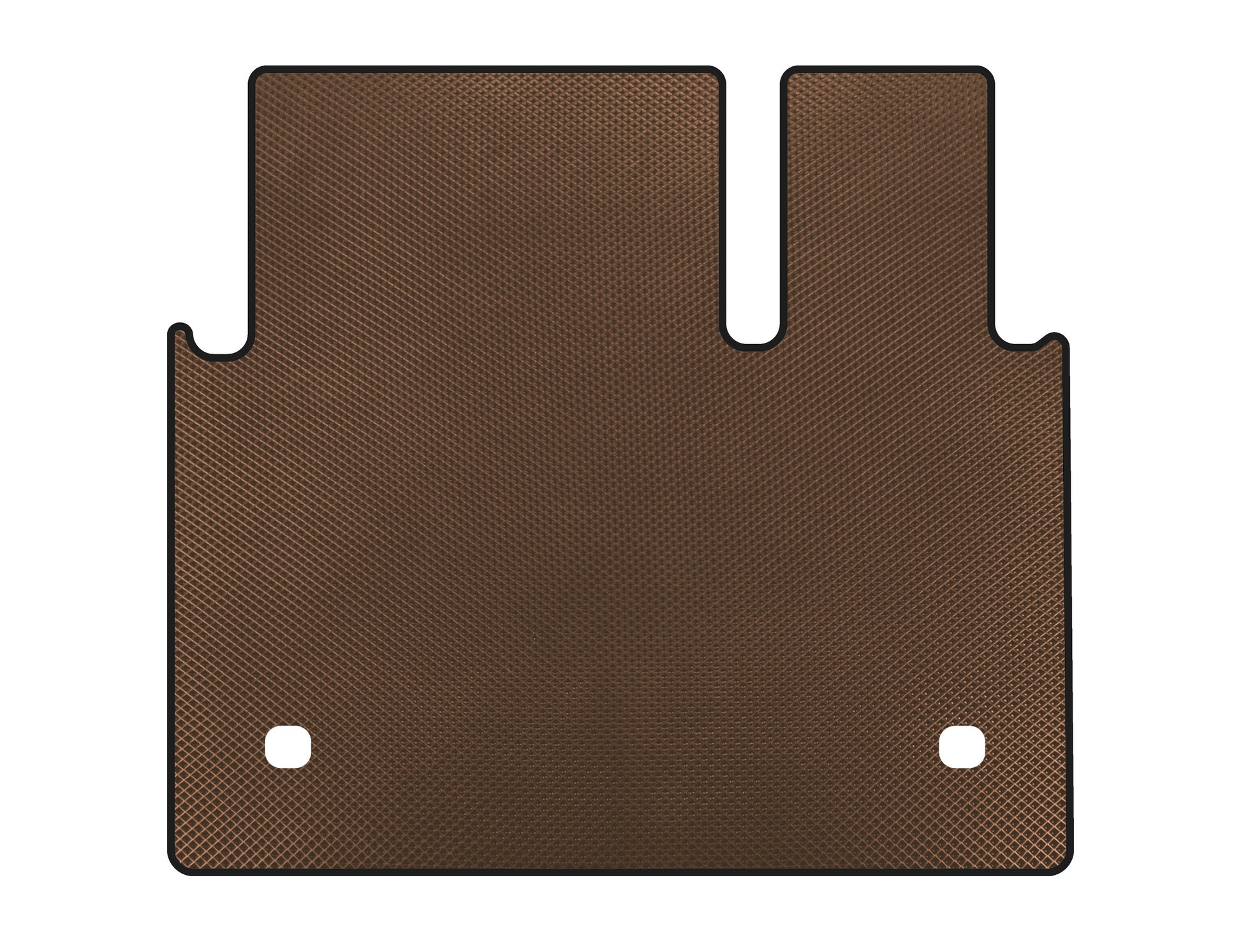 Trunk Mat (2012-2016, 1+1, Brown) for Peugeot Expert 2007-2016 - image 1