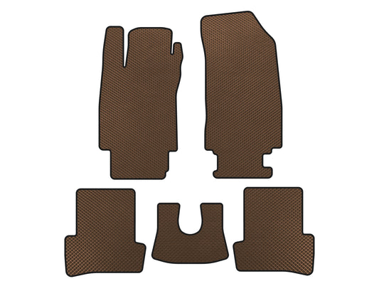 EVA Floor Mats (Brown) for Renault Clio III 2005-2012 - image 1
