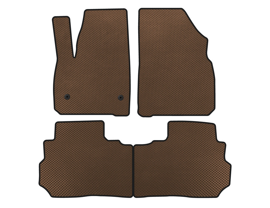 EVA Floor Mats (Brown) for Cadillac XT5 2016- - image 1