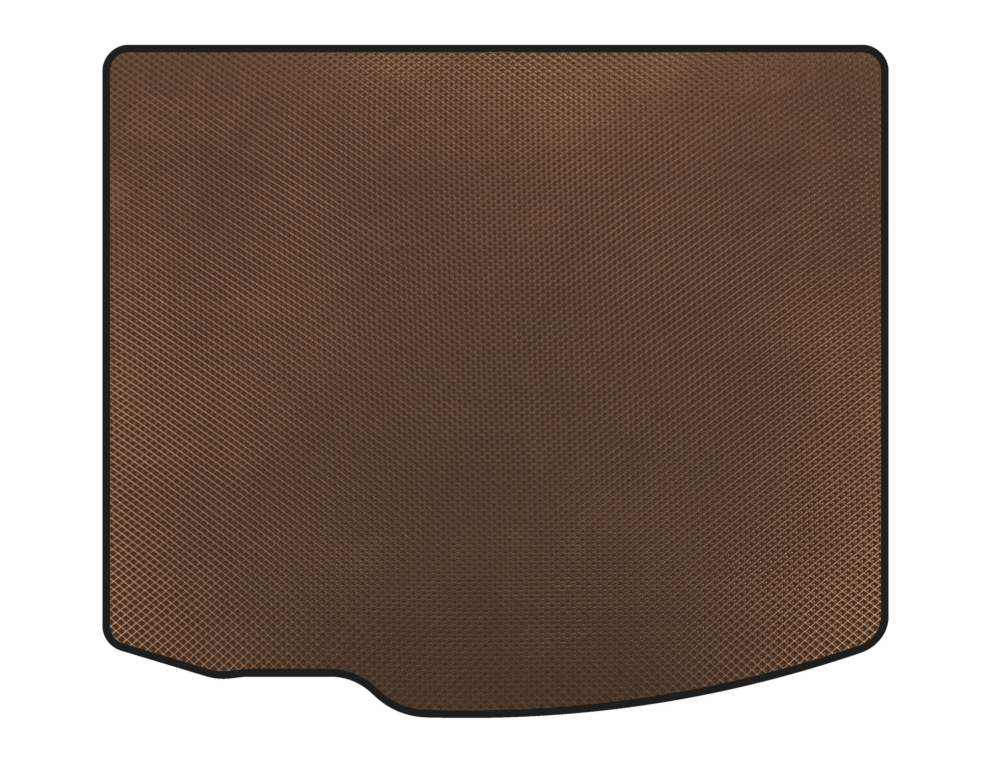 Trunk mat (2009-2011, HB, Brown) for Mazda 3 2009-2013 - image 1