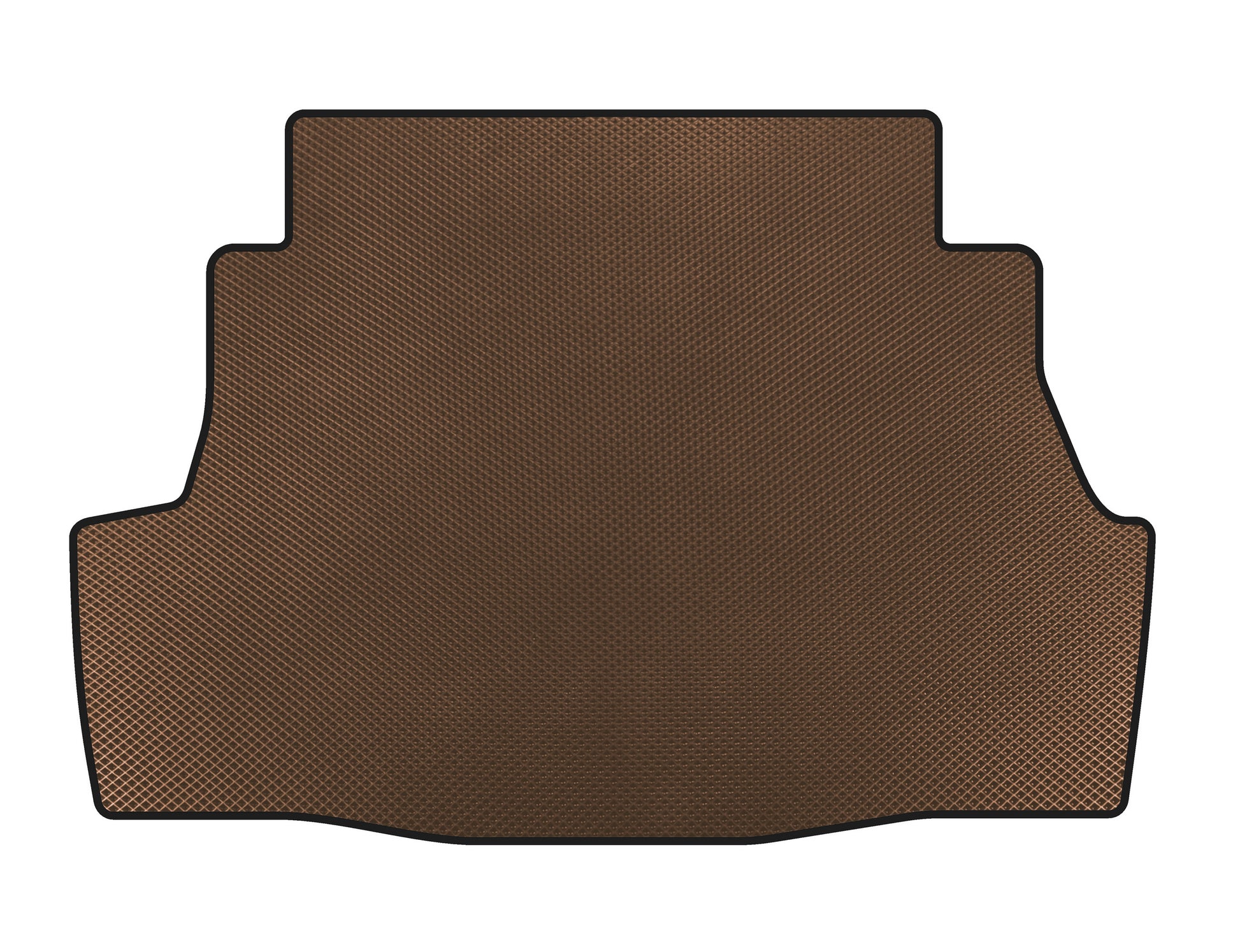 Trunk mat (SD, Brown) for Nissan Almera B10 Classic 2006-2012 - image 1