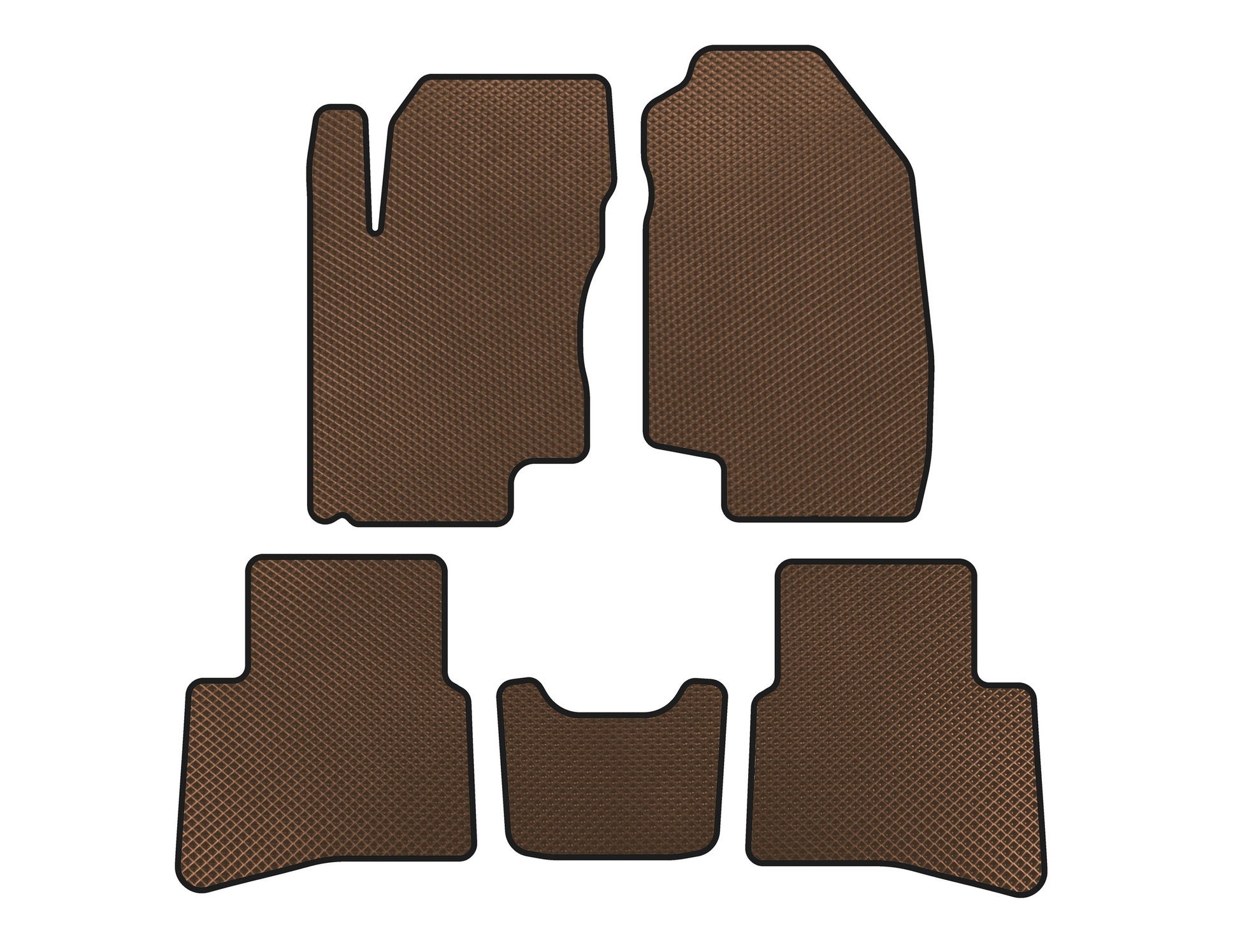 EVA Floor Mats (Brown) for JAC S3 2014- - image 1